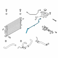 OEM 2015 Lincoln MKZ Water Hose Diagram - DP5Z-8063-A