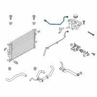 OEM Lincoln MKZ Overflow Hose Diagram - DP5Z-8075-A