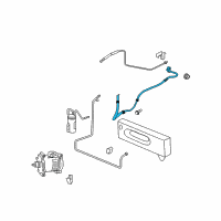 OEM 2009 Dodge Ram 2500 Line-A/C Suction & Discharge Diagram - 55056715AE