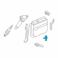 OEM 2022 Lexus NX350 Camshaft Position Sensor Diagram - 9091905096