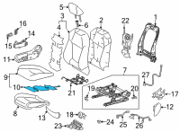 OEM Toyota Venza Seat Cushion Heater Diagram - 87510-48280