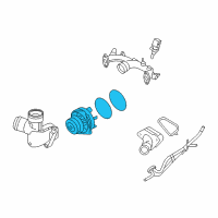 OEM 2016 Infiniti QX70 Pump Assy-Water Diagram - B1010-JK20A