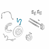 OEM 2008 Lexus LS460 Hose, Flexible Diagram - 90947-02F76