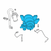 OEM Toyota GR Supra Vapor Canister Diagram - 77704-WAA01