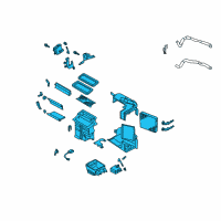 OEM Nissan Maxima Heater Assembly Diagram - 27110-4Y90A