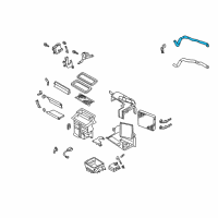 OEM 2003 Nissan Maxima Hose-Heater, Inlet Diagram - 92400-5Y700