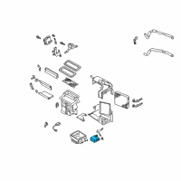 OEM 2000 Nissan Maxima Air Mix Actuator Assembly Diagram - 27742-2Y900