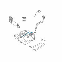 OEM Dodge Stratus Fuel-Fuel Diagram - 5093453AC