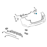 OEM GMC Yukon Park Sensor Ring Diagram - 84075328