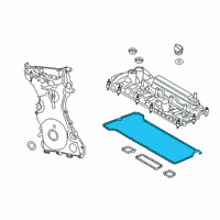 OEM Ford Transit Connect Valve Cover Gasket Diagram - JX6Z-6584-C