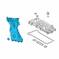 OEM 2021 Ford Transit Connect Front Cover Diagram - JX6Z-6019-F