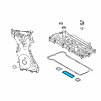 OEM 2021 Ford Transit Connect Valve Cover Gasket Diagram - JX6Z-6584-E