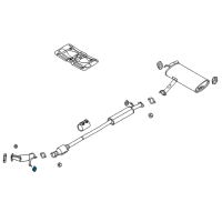 OEM Kia Hanger Diagram - 28780D9000