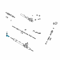 OEM Lexus IS300 Rod Assembly,Tie,RH Diagram - 45460-59035