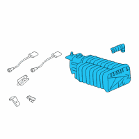 OEM 2012 Chevrolet Camaro Vapor Canister Diagram - 22870105