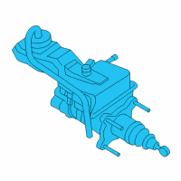 OEM Mercury Master Cylinder Diagram - 5M6Z-2140-B