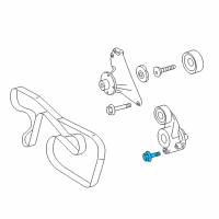 OEM Chrysler Screw-HEXAGON FLANGE Head Diagram - 6104226AA