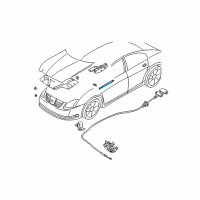 OEM Nissan Maxima Stay Assy-Hood Diagram - 65470-ZK30A