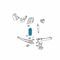 OEM Ford F-250 Super Duty Coil Spring Diagram - 5C3Z-5310-EA