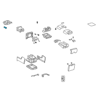 OEM Toyota Cup Holder Diagram - 55604-04010