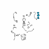 OEM 2003 Cadillac Seville Pump Asm-Secondary Air Injection (W/ Bracket) Diagram - 25770944