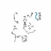 OEM 2004 Cadillac Seville Air Injection Reactor Pipe Diagram - 15783309