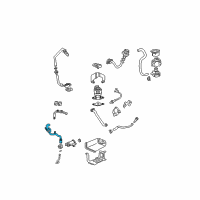 OEM 2002 Oldsmobile Aurora Hose-Secondary Air Injection Check Valve Pipe Diagram - 25740070