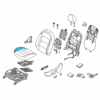 OEM 2018 Kia Forte Pad Assembly-Front Seat Diagram - 88150B0110