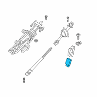 OEM BMW 840i Power Steering Control Module Diagram - 32306899231