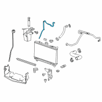 OEM Chevrolet Camaro Overflow Hose Diagram - 20942670