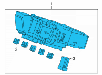 OEM 2022 Acura MDX Box Assembly, Fuse Diagram - 38200-TYA-A01