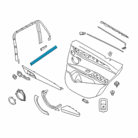 OEM 2022 BMW X2 WINDOW CAVITY SEAL REAR DOOR Diagram - 51-35-7-420-847