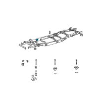 OEM 2000 Toyota Tundra Cab Mount Bracket Diagram - 51703-34051