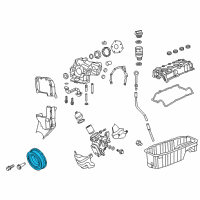 OEM 2016 Dodge Dart Pulley-Crankshaft Diagram - 4893283AB