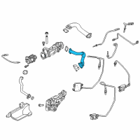 OEM Jeep Grand Cherokee Tube-Turbo To EGR Diagram - 68533353AA