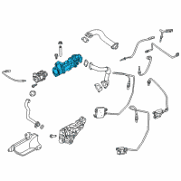 OEM 2016 Jeep Grand Cherokee EGR Valve Diagram - 68483334AA