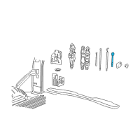 OEM 2017 GMC Savana 2500 Handle Diagram - 25915617