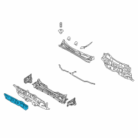 OEM 2015 Kia Optima Insulator-Dash Panel Diagram - 841242T700