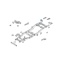 OEM 2000 Nissan Frontier Bracket Assy-Canister Diagram - 50790-9Z410