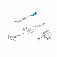 OEM 2007 Nissan Versa INSULATOR-Heat, Rear Floor Diagram - 74761-EM30A