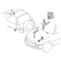 OEM Toyota 4Runner ABS Relay Diagram - 88263-12080