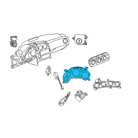 OEM Dodge Cluster-Instrument Panel Diagram - 5030485AC