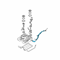 OEM Kia Sorento Filler Neck & Hose Assembly Diagram - 310301U000