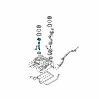 OEM Hyundai Santa Fe Suction Plate And Sender Assembly Diagram - 31130-1U000