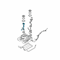 OEM 2011 Hyundai Santa Fe Suction Plate And Sender Assembly Diagram - 31130-1U000