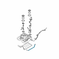 OEM Kia Sorento Band Assembly-Fuel Tank Diagram - 312101U000