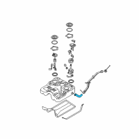 OEM 2011 Kia Sorento Hose-Fuel Filler Diagram - 310361U000