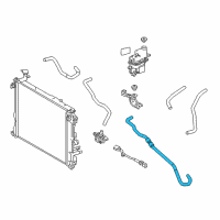 OEM 2022 Toyota Camry Reservoir Hose Diagram - G9229-06052