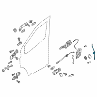 OEM 2016 Ford Transit-150 Lock Rod Diagram - CK4Z-61219A24-B