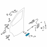 OEM 2019 Ford Transit-250 Handle, Inside Diagram - BK2Z-6122600-AB